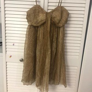 Express silk braces skirt